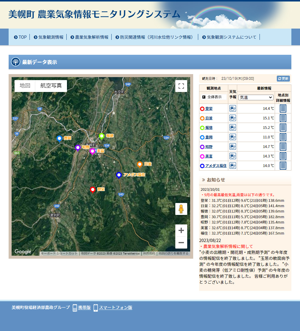 美幌町役場経済部農政グループ