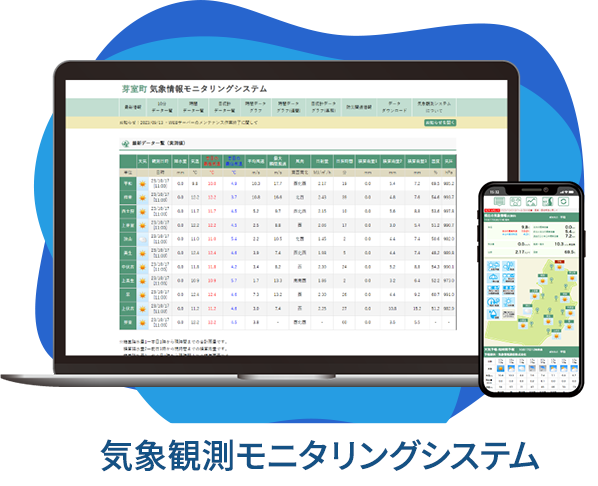 気象観測モニタリングシステム